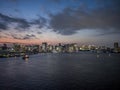 View From Rainbow Bridge, Tokyo, Japan, North Route Royalty Free Stock Photo